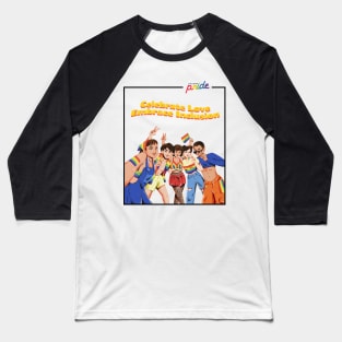 Celebrate Love, Embrace Inclusion Baseball T-Shirt